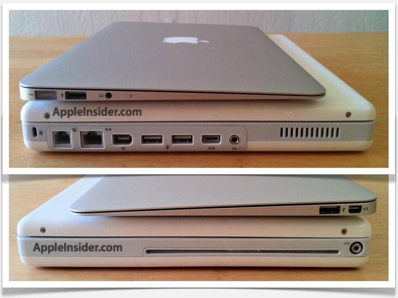 Five years of Apple 2005 iBook to 2010 MacBook Air